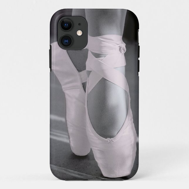 Funda De Case-Mate Para iPhone Palidezca - los zapatos de ballet rosados (Reverso)