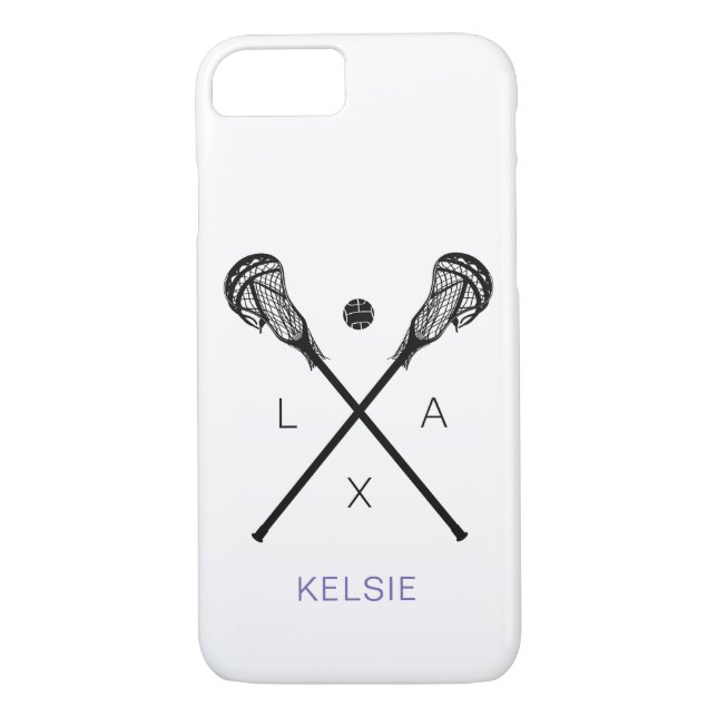 Funda De Case-Mate Para iPhone Palillos LAX de LaCrosse de las mujeres (Reverso)