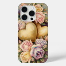 Pallet Pastel de los corazones dorados