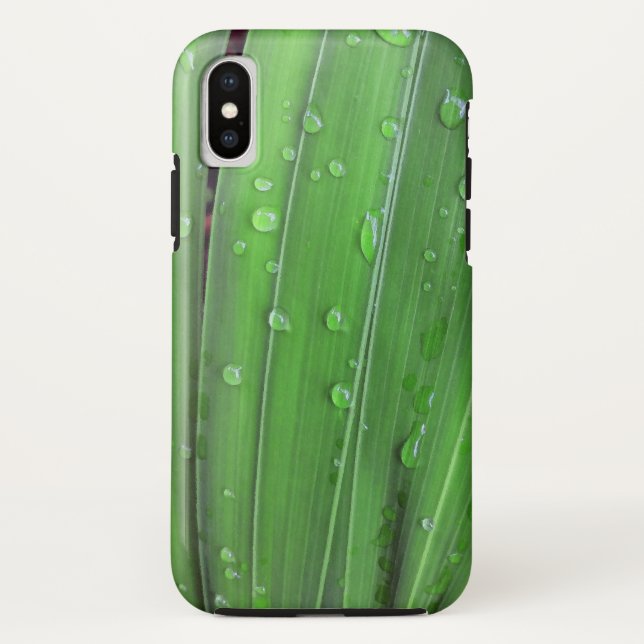 Funda De Case-Mate Para iPhone Palm and Raindrop navidades (Reverso)