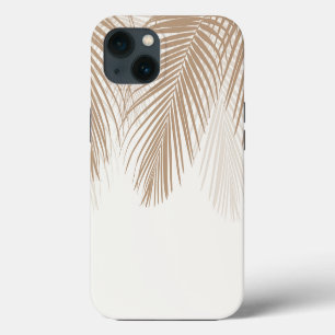 Funda Para iPhone 13 Palm beige suave deja finas 1 #arte tropical