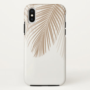 Funda Para iPhone X Palm beige suave deja finas 1 #arte tropical