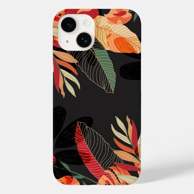 Funda De Case-Mate Para iPhone Palm Funda-tropical Apple iPhone 14 (Reverso )