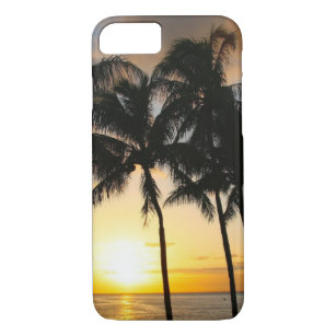Funda Para iPhone 8/7 Palm Tree Beach Tropical Sunset