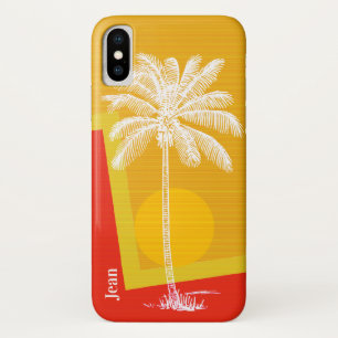 Funda Para iPhone X Palm Tree tropical