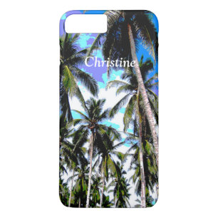 Funda Para iPhone 8 Plus/7 Plus Palm Trees Tropicales Personalizadas