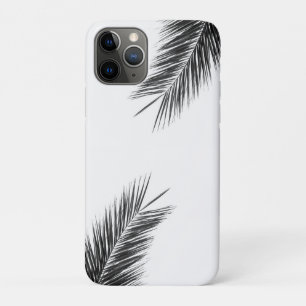 Funda Para iPhone 11 Pro Palma Tropical Verde en Azul Claro