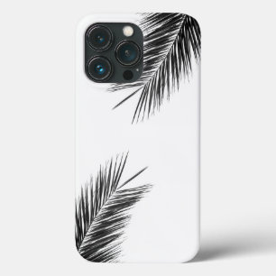Funda Para iPhone 13 Pro Palma Tropical Verde en Azul Claro