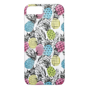 Funda Para iPhone 8/7 Palmas Grunge de piña