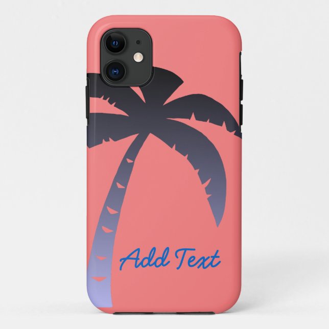 Funda De Case-Mate Para iPhone Palmera personalizada (Reverso)