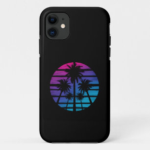 Funda Para iPhone 11 Palmera Playa Hawaiana Vacaciones de Verano
