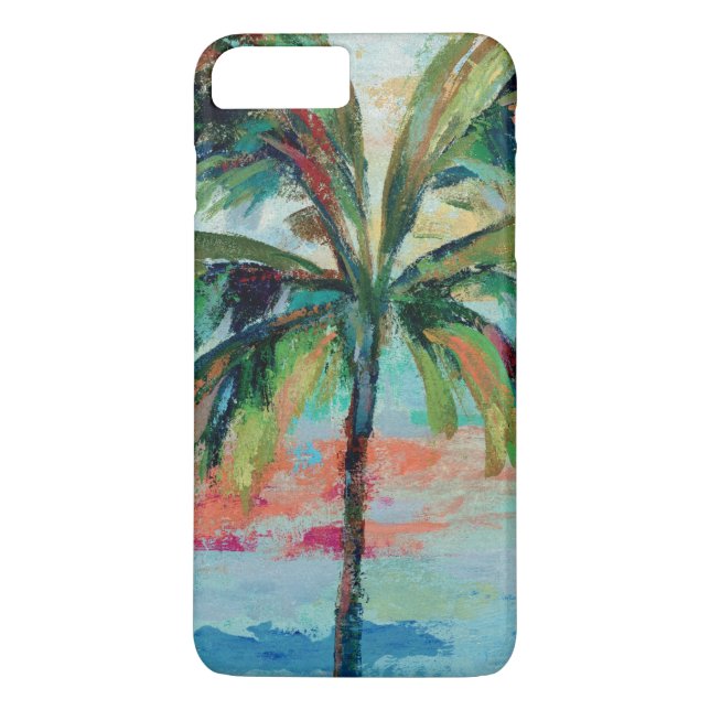Funda De Case-Mate Para iPhone Palmera tropical del | (Reverso)