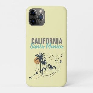 Funda Para iPhone 11 Pro Palmeras Geométricas de Santa Mónica California