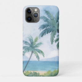 Funda Para iPhone 11 Pro Palmeras Hawái