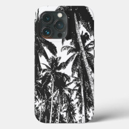 Funda Para iPhone 13 Pro Palmeras negras