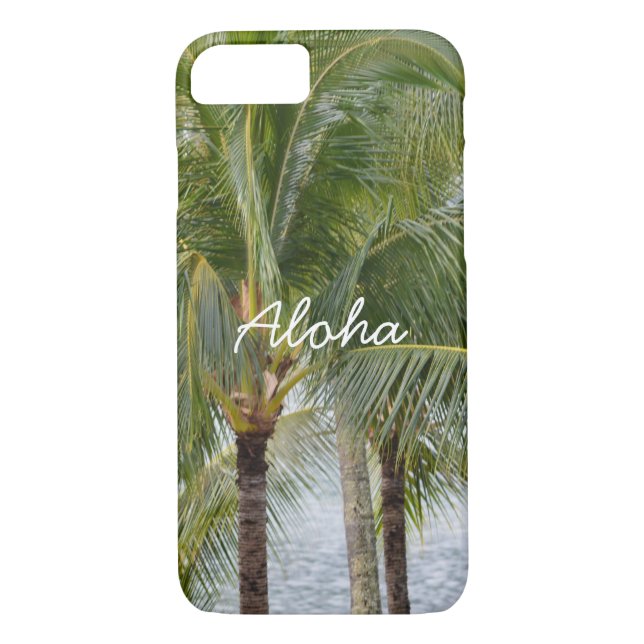Funda De Case-Mate Para iPhone Palmeras Tropicales Hawaii (Reverso)