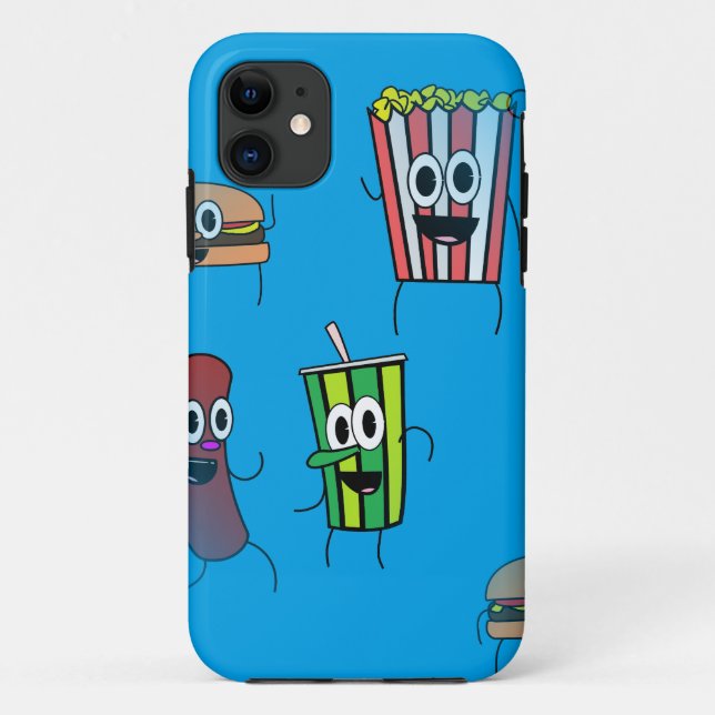 Funda De Case-Mate Para iPhone palomitas de cine (Reverso)