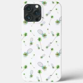 Funda Para iPhone 13 Pro Max Palos de golf y raquetas de tenis de Navidad en ac