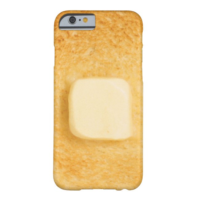 Funda De Case-Mate Para iPhone Pan y mantequilla (Reverso)