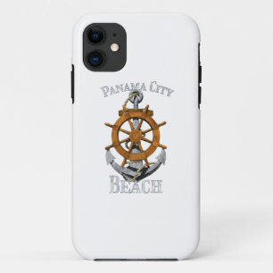 Funda Para iPhone 11 Panamá City Beach Florida Vacaciones Ancla Náutica