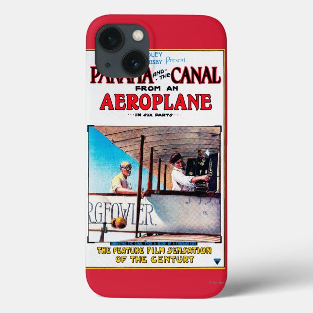 Funda De Case-Mate Para iPhone Panamá y la película Promo Poste del Canal Airplan (Reverso)