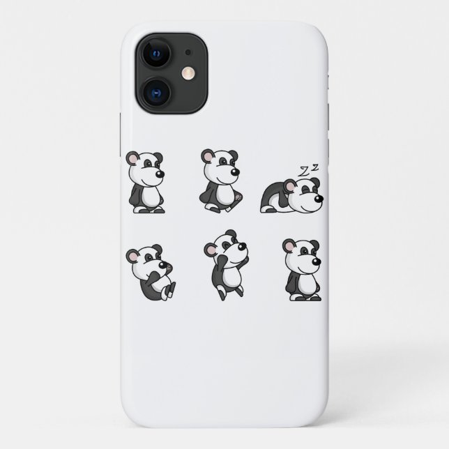 Funda De Case-Mate Para iPhone panda (Reverso)