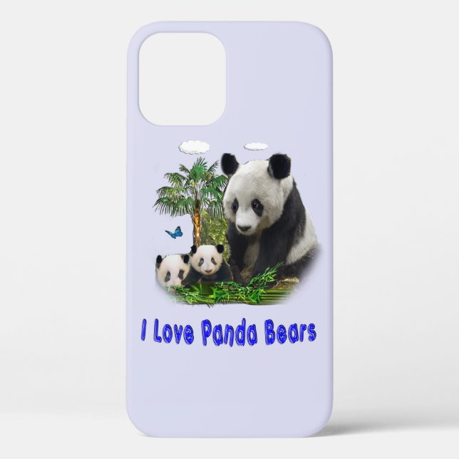 Funda De Case-Mate Para iPhone Panda Bear (Reverso )