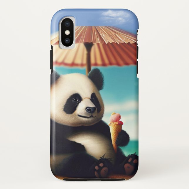 Funda De Case-Mate Para iPhone Panda Bears (Reverso)
