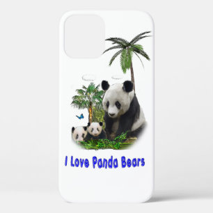 Funda Para iPhone 12 Pro Panda Bears