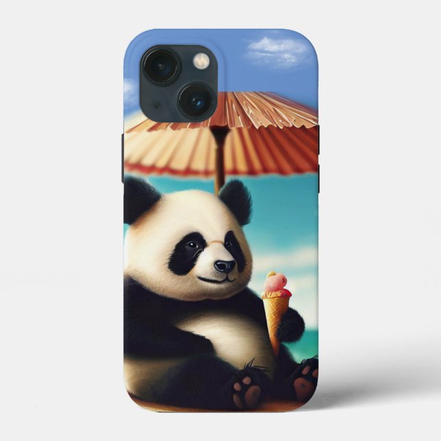 Funda De Case-Mate Para iPhone Panda Bears (Reverso )