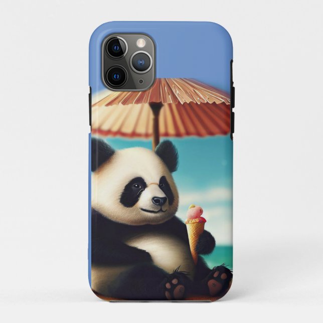 Funda De Case-Mate Para iPhone Panda Bears (Reverso)