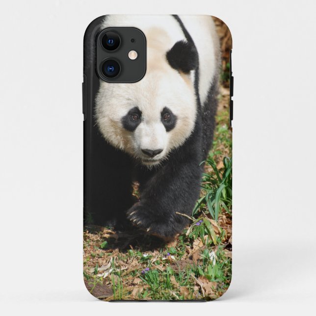 Funda De Case-Mate Para iPhone Panda blanco y negro (Reverso)