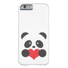 Funda Para iPhone 8/7 Panda con un corazón