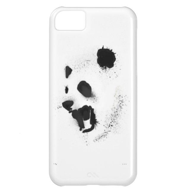 Funda De Case-Mate Para iPhone Panda de la salpicadura (Atrás)