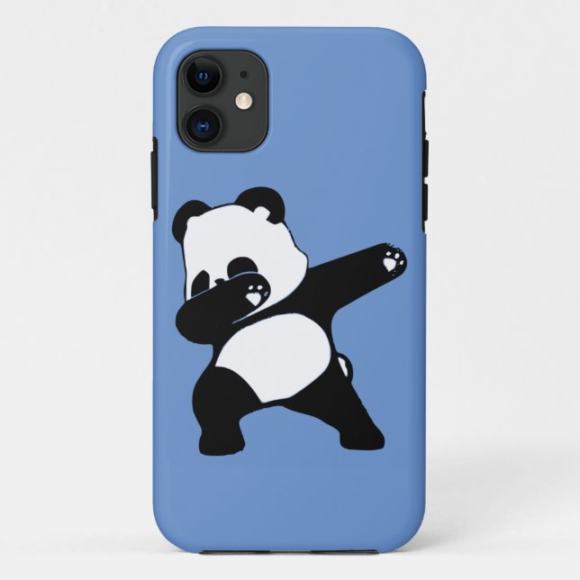 Funda De Case-Mate Para iPhone Panda haciendo dab  (Reverso)