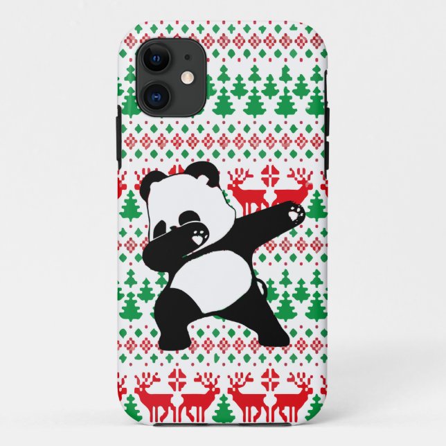 Funda De Case-Mate Para iPhone Panda haciendo dabbing   (Reverso)