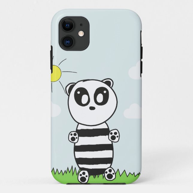 Funda De Case-Mate Para iPhone Panda Kids (Reverso)