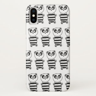 Funda Para iPhone X Panda Kids