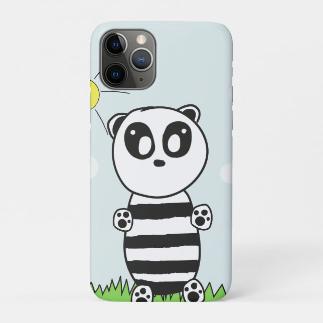 Funda De Case-Mate Para iPhone Panda Kids (Reverso)