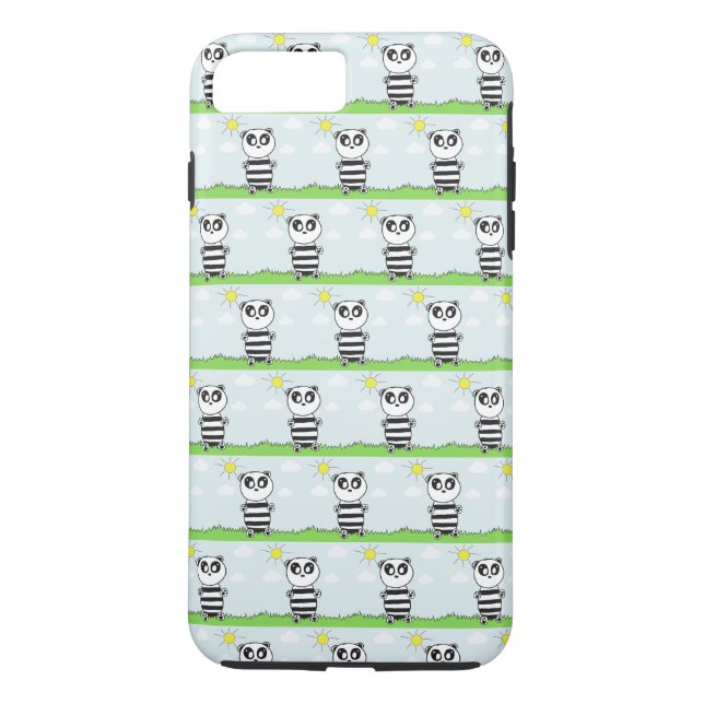 Funda De Case-Mate Para iPhone Panda Kids (Reverso)