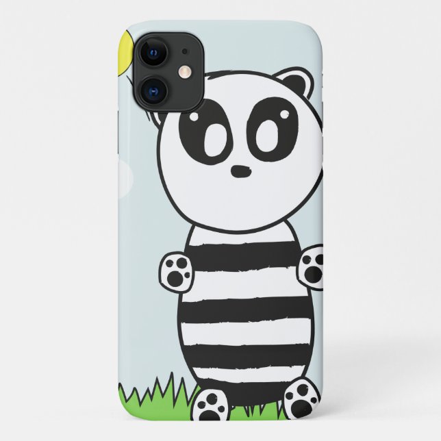 Funda De Case-Mate Para iPhone Panda Kids (Reverso)