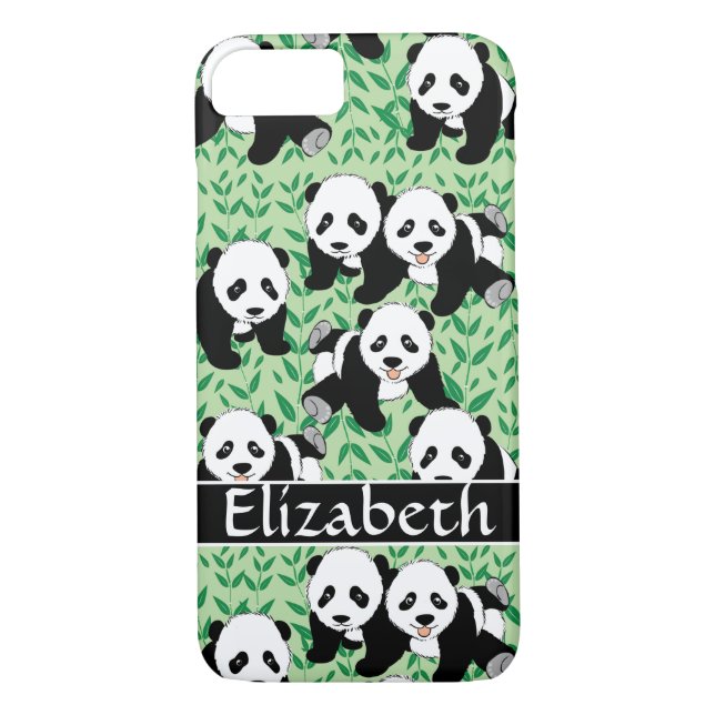Funda De Case-Mate Para iPhone Panda lleva gráfico para personalizar (Reverso)