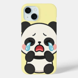 Funda Para iPhone 15 Panda llorando - Cajas telefónicas de Panda Triste
