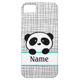 title_seo2 Panda Personalizado Whimsical Aqua Blue