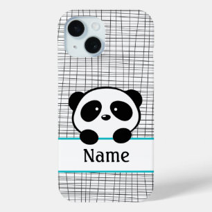 title_seo2 Panda Personalizado Whimsical Aqua Blue