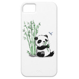 Funda Para iPhone 11 Panda que come el bambú