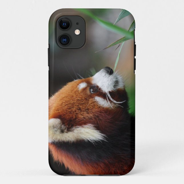 Funda De Case-Mate Para iPhone Panda roja (Reverso)