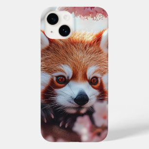 Funda Para iPhone 14 De Case-Mate Panda Rojo Entre Flores De Cerezo
