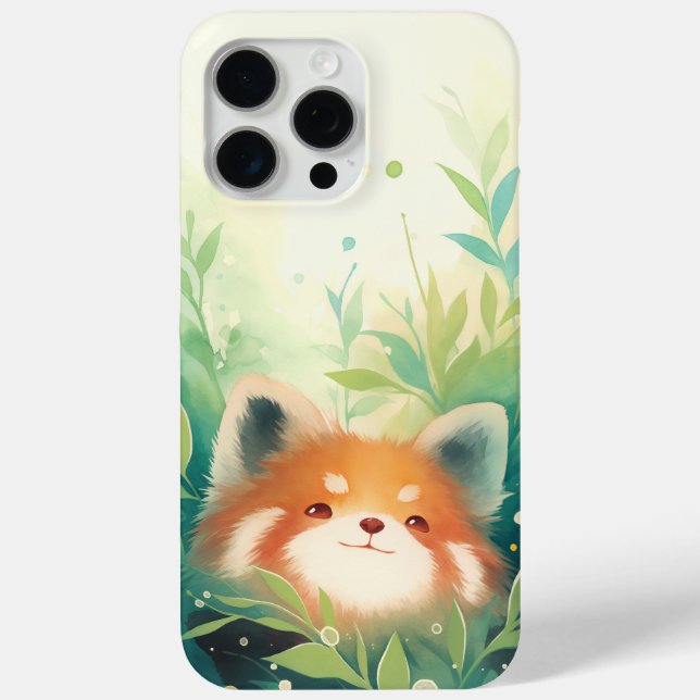 Funda De Case-Mate Para iPhone Panda Rojo Mundo Secreto (Reverso )
