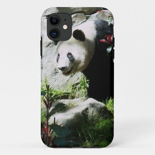 Funda De Case-Mate Para iPhone Panda Smile (Reverso)